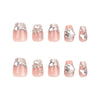 12 Sizes-24 Pcs Press On Nails GN024