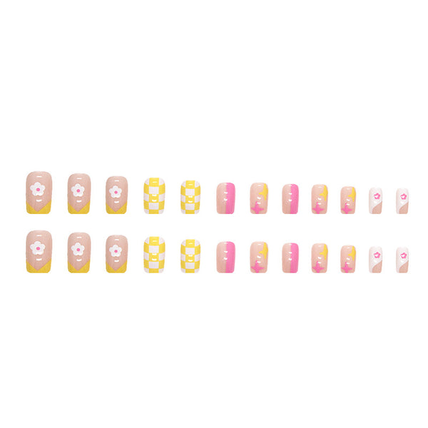 12 Sizes-24 Pcs Press On Nails W437