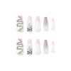 12 Sizes-24 Pcs Press On Nails JP2449