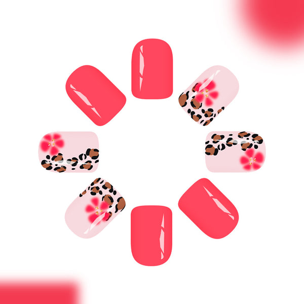 12 Sizes-24 Pcs Press On Nails C1233