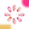 12 Sizes-24 Pcs Press On Nails C390