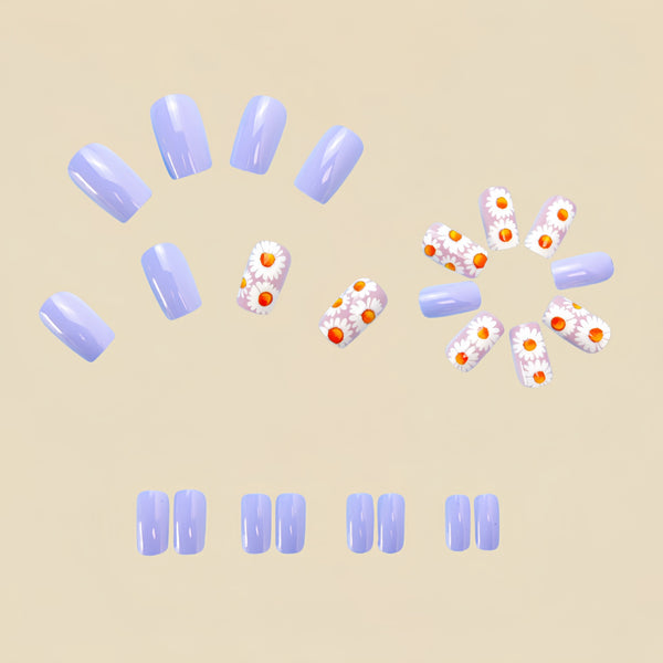 12 Sizes-24 Pcs Press On Nails Y586