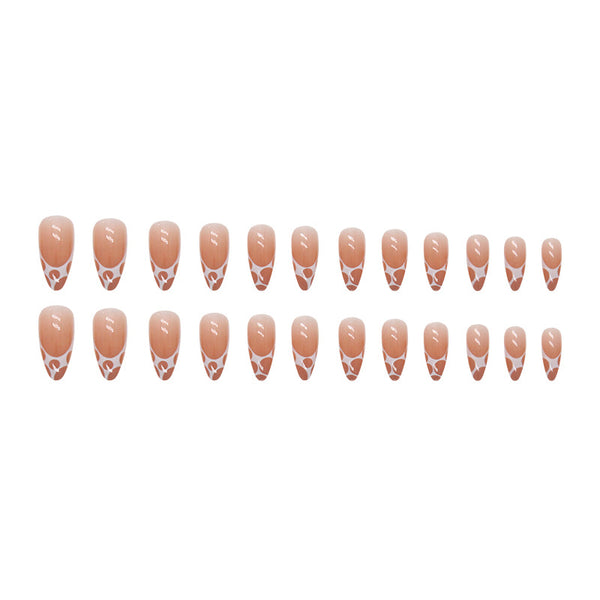 12 Sizes-24 Pcs Press On Nails W971