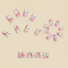 12 Sizes-24 Pcs Press On Nails Y1094
