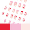 12 Sizes-24 Pcs Press On Nails JP1876