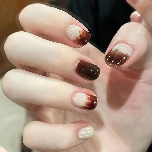 12 Sizes-24 Pcs Press On Nails R682