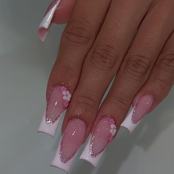 12 Sizes-24 Pcs Press On Nails JP2868