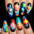 12 Sizes-24 Pcs Press On Nails Y793