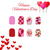 12 Sizes-24 Pcs Press On Nails C723