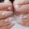 Almond Long Pink Press on Nails