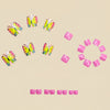 12 Sizes-24 Pcs Press On Nails Y960