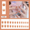 12 Sizes-24 Pcs Press On Nails R321