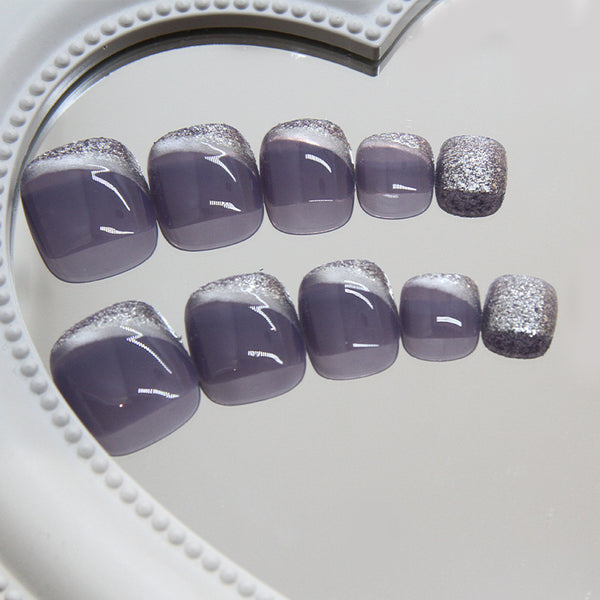 12 Sizes-24 Pcs Press On Nails Y1921