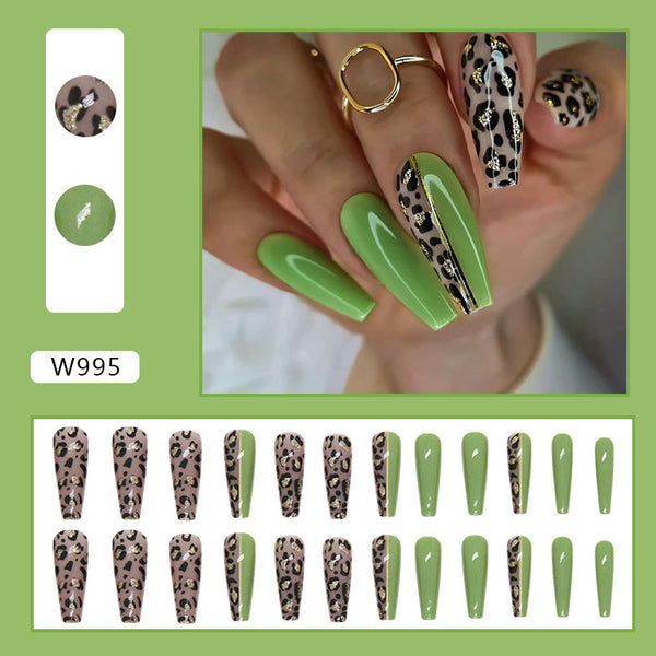 12 Sizes-24 Pcs Press On Nails W995