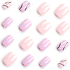 12 Sizes-24 Pcs Press On Nails JP2907