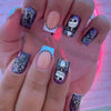 12 Sizes-24 Pcs Press On Nails W801