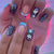 12 Sizes-24 Pcs Press On Nails W801