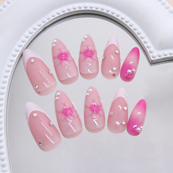 12 Sizes-24 Pcs Press On Nails Z913
