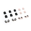 12 Sizes-24 Pcs Press On Nails R652