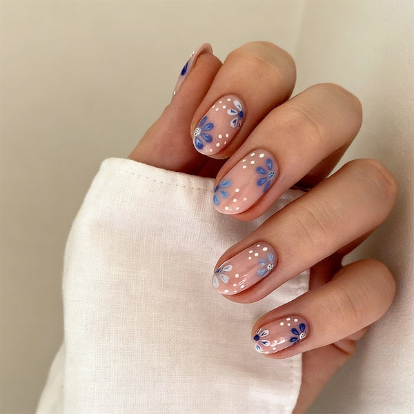12 Sizes-24 Pcs Press On Nails JP4403