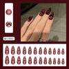 12 Sizes-24 Pcs Press On Nails W1999