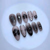 12 Sizes-24 Pcs Press On Nails Z1054
