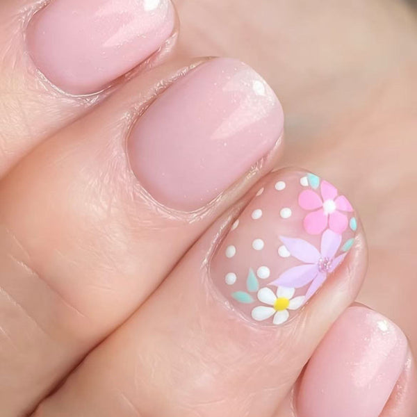 12 Sizes-24 Pcs Press On Nails C1054