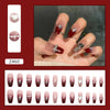 12 Sizes-24 Pcs Press On Nails Z460