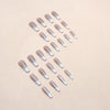 12 Sizes-24 Pcs Press On Nails W777