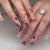 12 Sizes-24 Pcs Press On Nails Z938