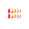 12 Sizes-24 Pcs Press On Nails JP1995