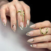 12 Sizes-24 Pcs Press On Nails W2001