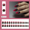 12 Sizes-24 Pcs Press On Nails W1616