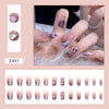 12 Sizes-24 Pcs Press On Nails Z491