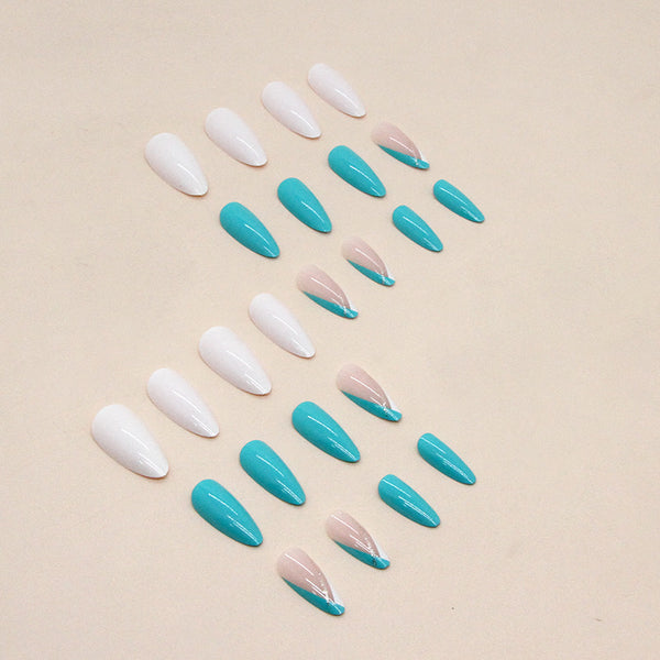 12 Sizes-24 Pcs Press On Nails W639