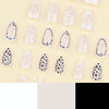 12 Sizes-24 Pcs Press On Nails JP4078
