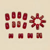 12 Sizes-24 Pcs Press On Nails Y1598