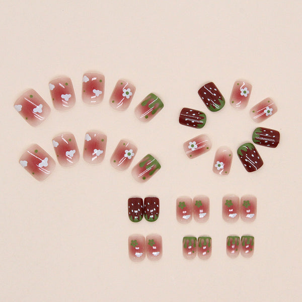 30 Pcs Press On Nails S009