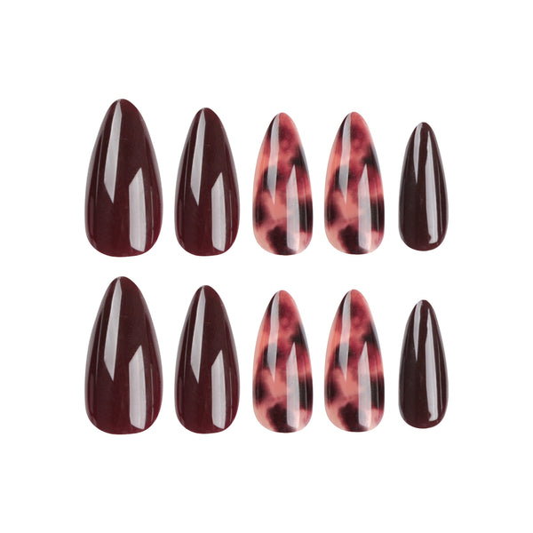 12 Sizes-24 Pcs Press On Nails JP2806