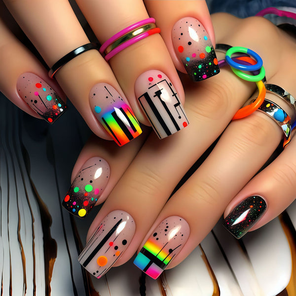 12 Sizes-24 Pcs Press On Nails Y559
