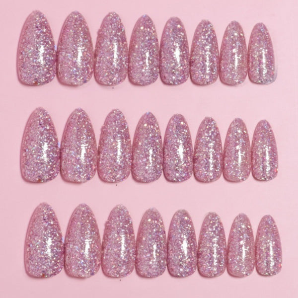 12 Sizes-24 Pcs Press On Nails JIE-BS7104