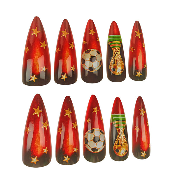 12 Sizes-24 Pcs Press On Nails y2064-z-24