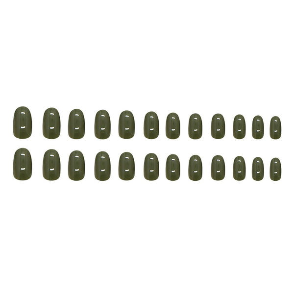 12 Sizes-24 Pcs Press On Nails CF056
