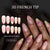 12 Sizes-24 Pcs Press On Nails C1337