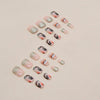 12 Sizes-24 Pcs Press On Nails W727
