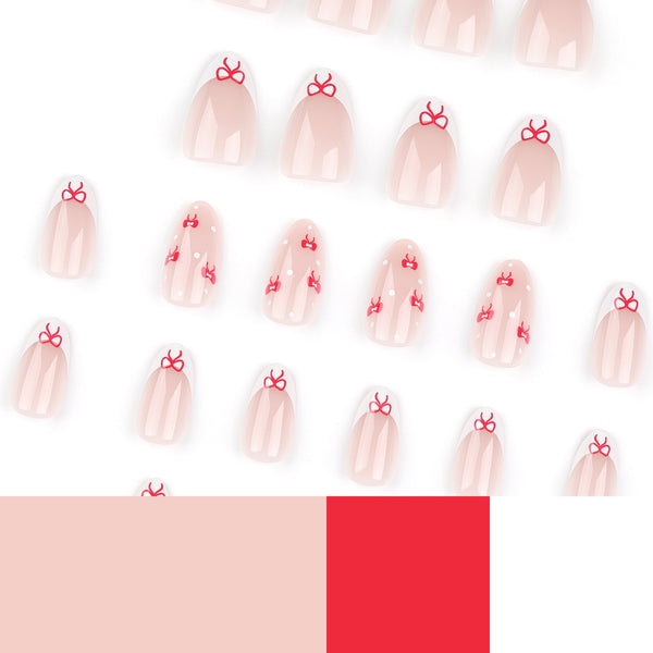 12 Sizes-24 Pcs Press On Nails JP3121