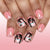 12 Sizes-24 Pcs Press On Nails C1677