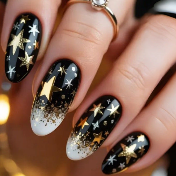 12 Sizes-24 Pcs Press On Nails Y1803