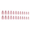 12 Sizes-24 Pcs Press On Nails W1893