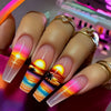 12 Sizes-24 Pcs Press On Nails Y894